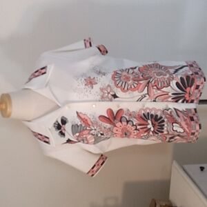 Vintage 1970s J.C.Penney Fashions big collar polyester blouse 👚